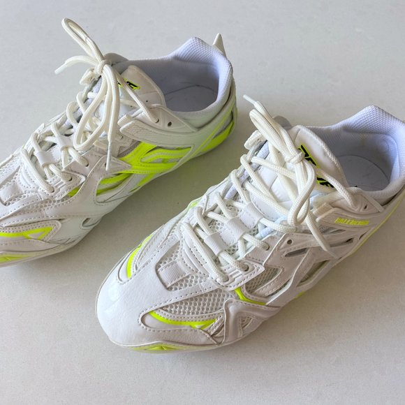 BALENCIAGA Off-White and Yellow Drive Sneakers - size 8 - Picture 6 of 8